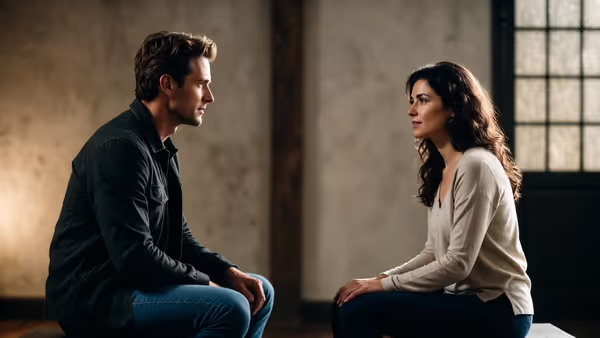 A conscious conversation between partners to restore intimacy